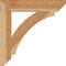 Ekena Millwork Thorton Slat Rough Sawn Bracket, Western Red Cedar, 4"W x 24"D x 24"H BKT04X24X24THR06RWR - alternate 3